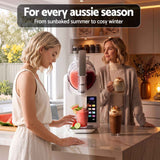 Devanti Slushie Machine 2L Frozen Drink Maker Ice Cream Cocktail Slush Maker White In Australia - Darrahopens