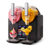Devanti Slushie Machine 4L Dual Tanks Frozen Drink Ice Cream Maker In Australia - Darrahopens