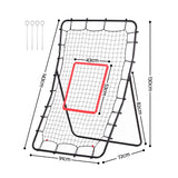 Everfit Baseball Rebounder Net Pitching Practice Target Screen 143cm