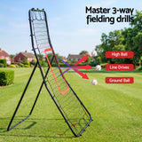 Everfit Baseball Rebounder Net Pitching Practice Target Screen 143cm