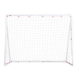 Everfit 8FT Soccer Football Goal Net UPVC Frame with PE Mesh Weatherproof Portable Goals for Backyard Training Competitive Play