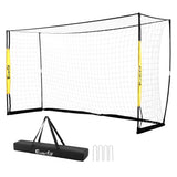 Everfit Portable Soccer Goal Net Fibreglass Polyester 12x6ft