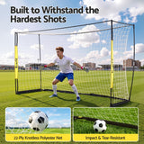 Everfit Portable Soccer Goal Net Fibreglass Polyester 12x6ft