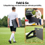 Everfit Soccer Rebounder Board 100x40cm Football Rebound Wall with 2 Angles
