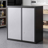 Giantz Steel Tool Cabinet Wall Mount Adjustable Shelf Garage Storage Lockable Black Grey In Australia - Darrahopens