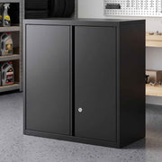 Giantz Steel Tool Cabinet Wall Mount Adjustable Shelf Garage Storage Lockable Black In Australia - Darrahopens