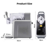NORDA 2L Slushie Machine Frozen Drink Maker Slushy Ice Cream Maker No Ice Compressor Touchscreen for Home BBQ Party
