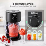 NORDA 1.1L Slushie Machine Shaved Ice Maker 3 Texture Levels Black In Australia - Darrahopens