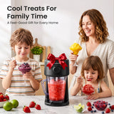 NORDA 1.1L Slushie Machine Shaved Ice Maker 3 Texture Levels Black