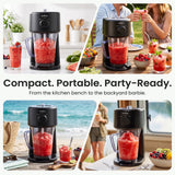 NORDA 1.1L Slushie Machine Shaved Ice Maker 3 Texture Levels Black