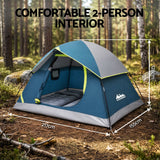 Weisshorn 2 Person Camping Dome Tent Lightweight Waterproof Outdoor Hiking