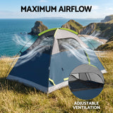 Weisshorn 2 Person Camping Dome Tent Lightweight Waterproof Outdoor Hiking