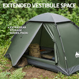 Weisshorn 1 Person Camping Tent Waterproof Hiking Vestibule Porch