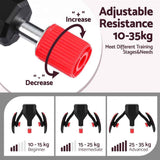 Everfit Pelvic Floor Exerciser Inner Thigh Kegel Trainer 35KG 360 Adjustable Men Women Black & Red In Australia - Darrahopens