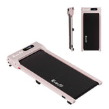 Everfit 3 in 1 Walking Pad Treadmill 12% Incline Under Desk Treadmills for Home Gym With 38cm Wide Belt Pink
