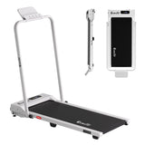Everfit 3 in 1 Walking Pad Treadmill 12% Incline Foldable Under Desk Treadmills for Home Gym With 38cm Wide Belt White