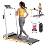 Everfit 3 in 1 Walking Pad Treadmill 12% Incline Under Desk Foldable for Home With 38cm Belt Silver In Australia - Darrahopens