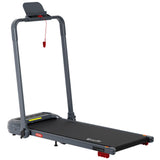 Everfit Treadmill Electric Walking Pad with Incline Foldable for Home Gym Grey