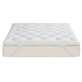 Giselle Queen Pillow Top Mattress Topper 1300GSM White Duck Feather For Old Bed Upgrade 5cm Thick