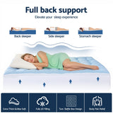 Giselle 5cm Mattress Topper Pillowtop toppers Double-Sided King