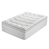 Giselle Bedding Double Mattress Topper 5cm Coral Fleece