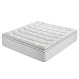 Giselle Bedding King Mattress Topper 5cm Coral Fleece