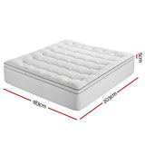 Giselle Bedding King Mattress Topper 5cm Coral Fleece