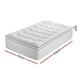 Giselle Bedding King Single Mattress Topper 5cm Coral Fleece