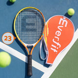 Everfit 23 Inch Tennis Racket Lightweight 200g for Adult and Junior Players Orange