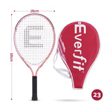 Title Everfit 23 Inch Tennis Racket Lightweight 200g for Adult and Junior Players Pink In Australia - Darrahopens