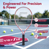 Title Everfit 23 Inch Tennis Racket Lightweight 200g for Adult and Junior Players Pink