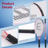 Title Everfit 23 Inch Tennis Racket Lightweight 200g for Adult and Junior Players Pink