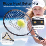 Everfit 27 Inch Tennis Racket Lightweight Racquet for Beginner Adult Players Black In Australia - Darrahopens