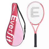 Everfit 27 Inch Tennis Racket Lightweight Racquet for Beginner Adult Players Pink