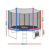 Everfit 14FT Kids Trampoline Rebounder with Enclosure Net Storage Bag In Australia - Darrahopens