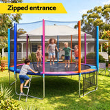 Everfit 16FT Kids Trampoline Rebounder with Enclosure Net Storage Bag In Australia - Darrahopens