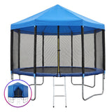 Everfit 12FT Kids Trampoline with Blue Tent Cover Ladder Rebounder Outdoor Toys In Australia - Darrahopens