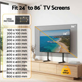 Artiss Universal TV Stand for 24-86 inch TVs LED Screen Table Top Desktop Mount In Australia - Darrahopens