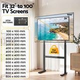 Artiss Universal Floor TV Stand for 32-100 Inch Screens Heavy Duty 40kg Capacity In Australia - Darrahopens