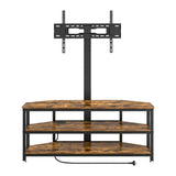 Artiss Corner TV Stand 32-70" w/ Mount LED Lights & Power Outlet Space Saving