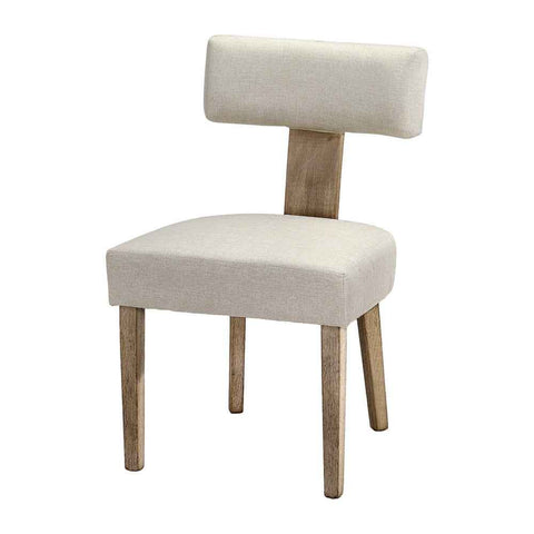 Artiss Dining Chairs Set of 4 Linen Fabric Wooden Beige