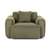 Artiss Compressed Armchair Sofa with Cushion Corduroy No Assembly Green In Australia - Darrahopens