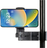 Urbanoki Airplane Phone Holder Mount 360° Rotation Stand for Travel Desk - Black
