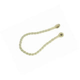 Magnetic weaved rope tieback Cream