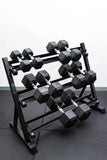 5 Pairs Hex Dumbbells PLUS Dumbbell Rack (150 kg | 5kg-25kg | 1.1m 3-tier Rack)