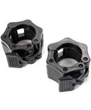 Black Olympic Bumper Plates - 100kg kit PLUS Olympic Barbell (2.2m | 20kg)