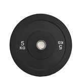 Black Olympic Bumper Plates - 100kg kit PLUS Olympic Barbell (2.2m | 20kg)