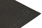 Rubber Gym Mats - Plain Black with White Speckles (15mm x 1m x 1m)