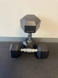 12 Pairs Hex Dumbbells PLUS Dumbbell Rack (390 kg | 2.5kg-30kg | 1.1m 3-tier Rack)