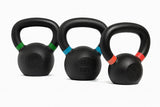Cast Iron Vinyl Kettlebells (Colour-Marked) 8 Kg